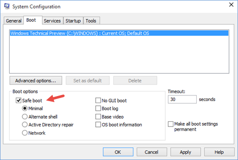 Windows 10, Safe Mode, boot, recovery, repair